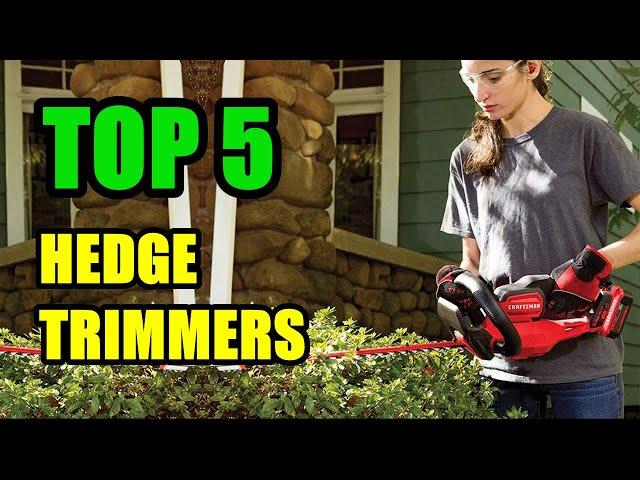 TOP 5: Best Hedge Trimmers for Houseworkers 2022 | Cordless and Corded