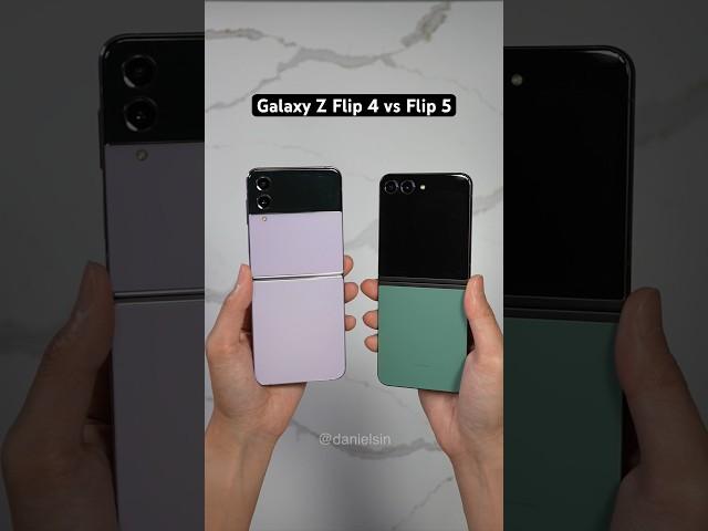 Galaxy Z Flip 4 vs Flip 5 Camera Comparison