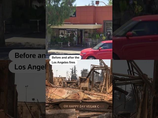 A before-and-after look at LA #fire damage