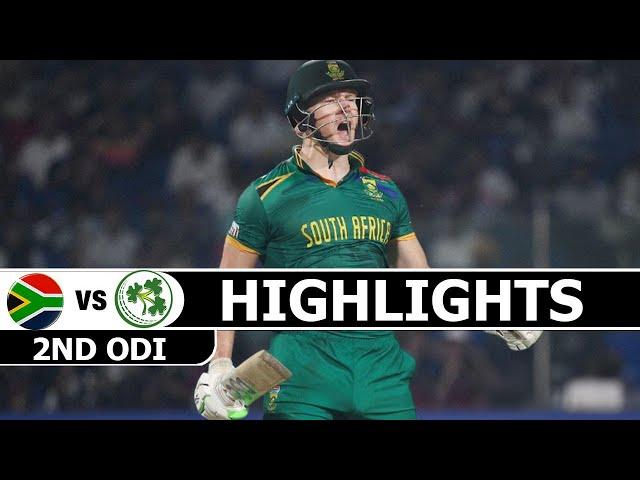 SOUTH AFRICA VS IRELAND 2ND ODI MATCH HIGHLIGHTS 2024 | SA VS IRE