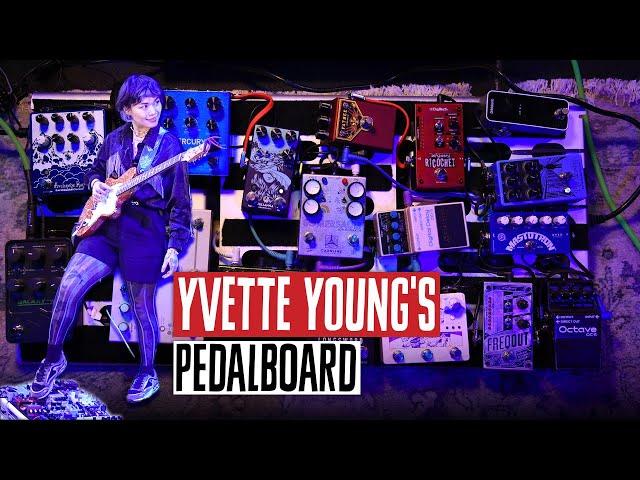 Yvette Young's Pedalboard