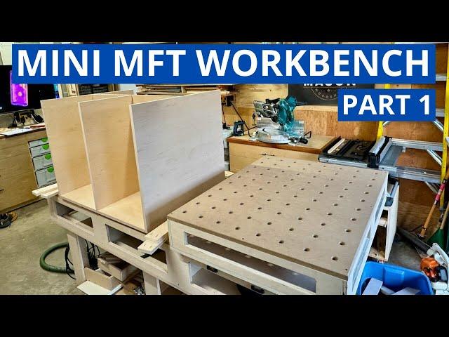 My Mini DIY MFT Workbench - Plans, MFT Top, Systainer Storage Base