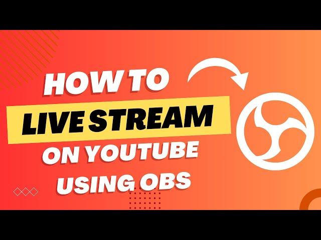 How To Live Stream A Pre Recorded Video to Youtube Using OBS