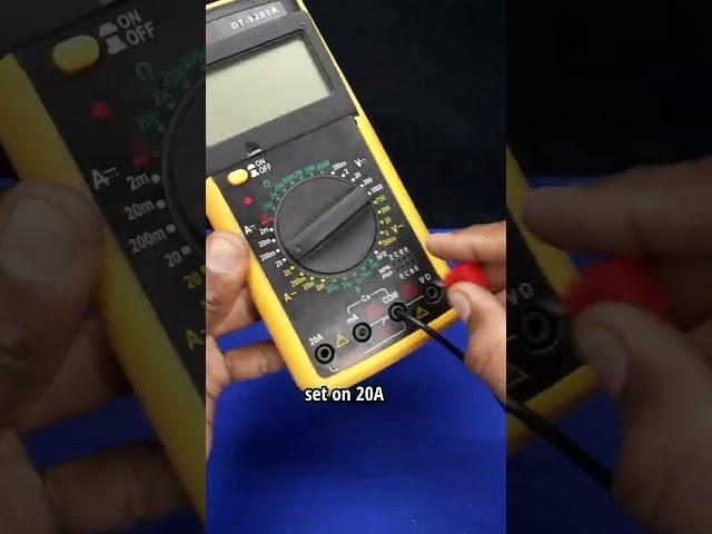RS-775 DC motor No load  Amp testing | with multimeter | dc motor || MTC 2.0