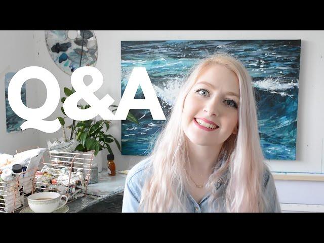 ARTIST Q&A: Inspiration, artist tips, painting style... | Katie Jobling Art