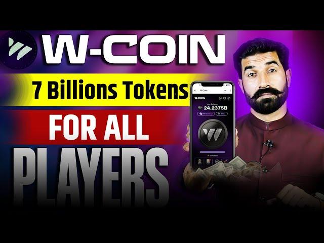 Wcoin Airdrop | 7 Billions Tokens for All Players | Wcoin Withdraw | Crypto Mining Bot | Albarizon