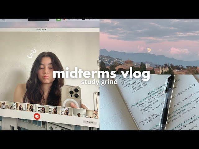 UCLA MIDTERMS STUDY VLOG  exam prep, late nights, campus life, dance comp, study tips, productive