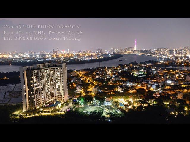 Bán căn góc 2PN Thủ Thiêm Dragon view trực diện sông Saigon, Landmark 81, đã có sổ hồng.