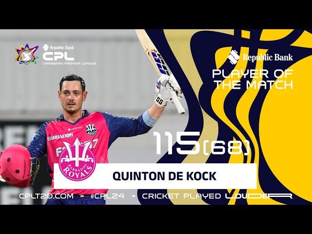 Quinton de Kock Masterclass! | CPL 2024