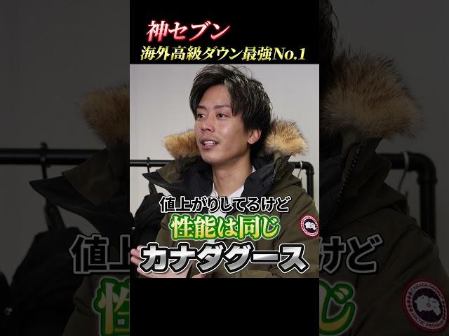 【7着127万円】王道の高級ダウンのNo 1はどれだ？！ #downjacket