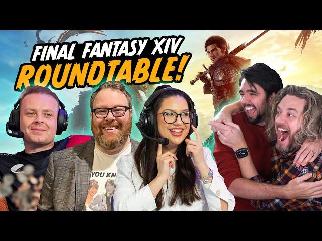 Dawntrail Roundtable w/ @Preachgaming, @jessecox & @Okaymage