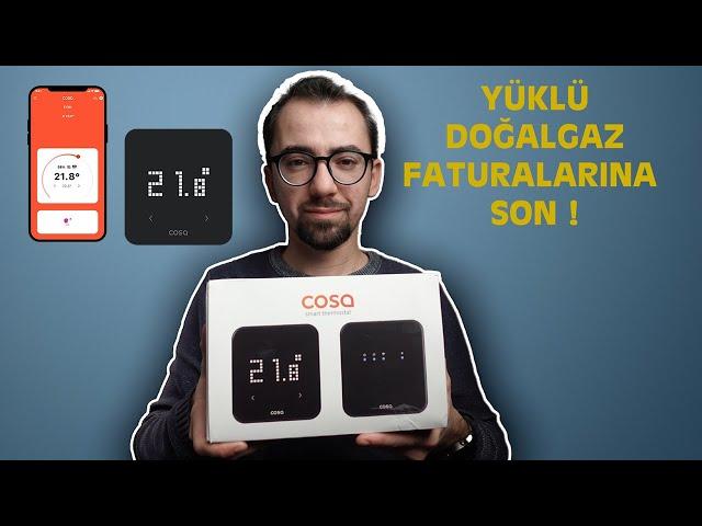 COSA AKILLI ODA TERMOSTATI | KUTU AÇILIŞI VE KURULUM | #cosa #termostat