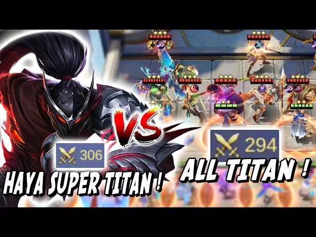 HAYABUSA SUPER TITAN VS MUSUH ALL TITAN INI COY ! ASLI POWER 300 + POWER 290 ! SUPER KERASSSS !!!