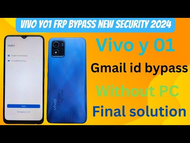 Vivo Y01 Google account bypass new trik 2024 / Vivo Y01 frp bypass letest security .