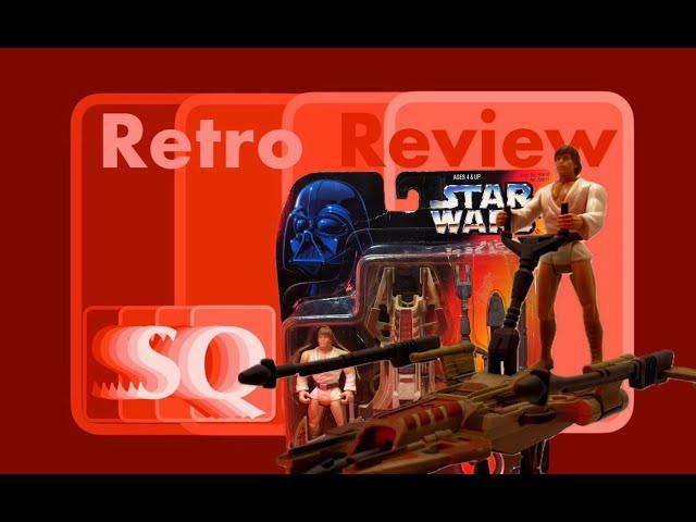 SQ Retro Reviews - Star Wars Power of the Force Deluxe Luke Skywalker with Desert Sport Skiff (1996)