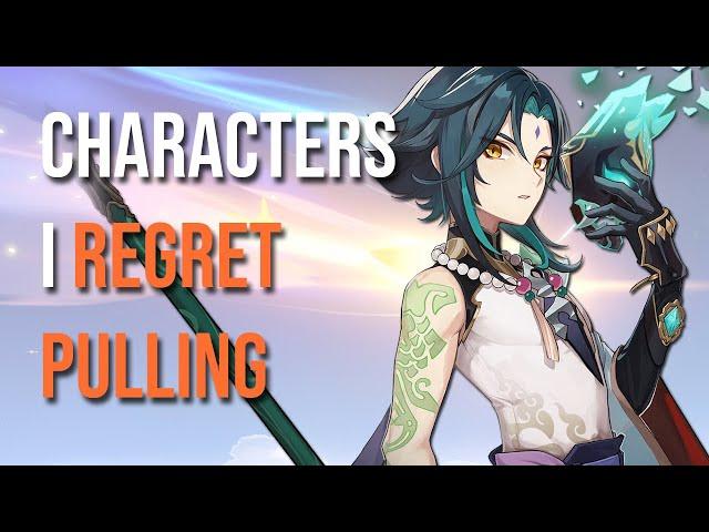 Characters I REGRET Pulling in Genshin | Genshin Impact