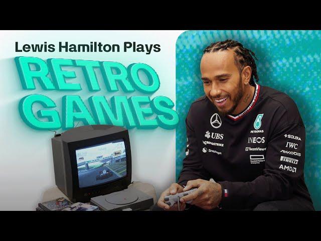 Lewis Hamilton Plays Retro Video Games from His Childhood! 