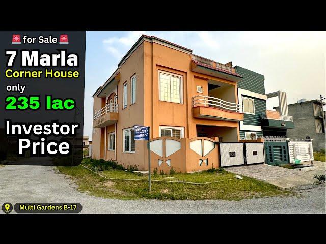 7 Marla Corner House for Sale in B17 Islamabad | Investor Price | Don't Miss the Deal  #b17islamabad