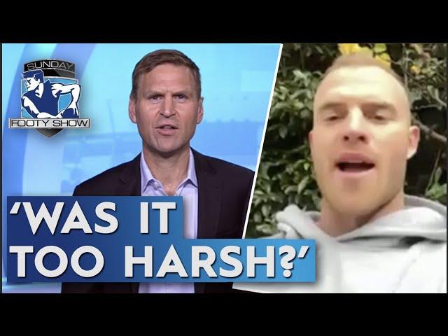 Tom Mitchell responds to Kane Cornes' criticism of him - Sunday Footy Show | Footy on Nine