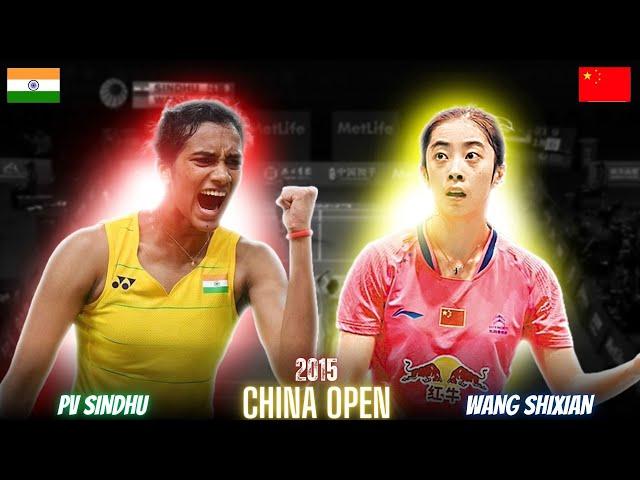 PV Sindhu(IND) vs Wang Shixian(CHN) Badminton Match Highlights | Revisit China Open 2015