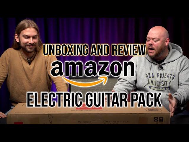 Honest Unboxing and Review of a $139 Best-Selling Amazon Electric Guitar Pack | Guitar Buyer's Guide