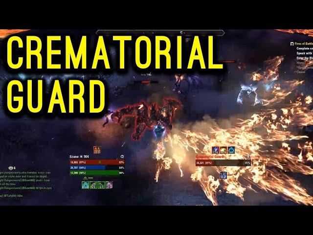 How to circle CREMATORIAL GUARD in vet Maelstrom Arena