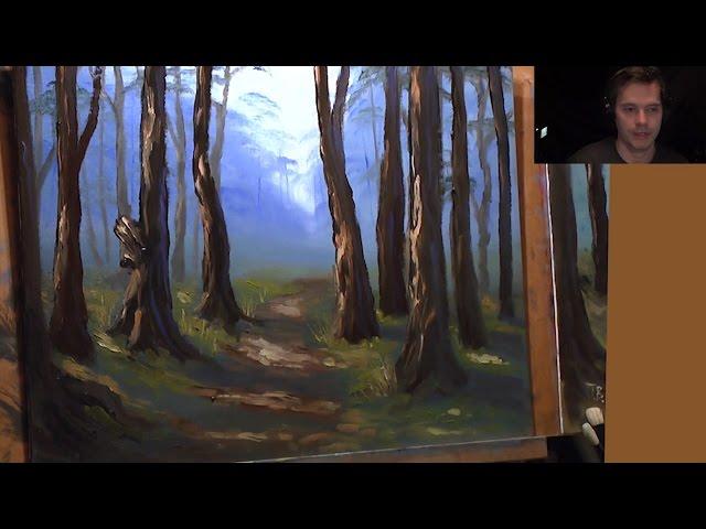 Wooded Landscape - Full Beginners Painting