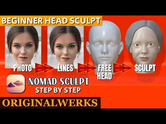 Nomad Sculpt - Beginner Head Sculpt Step By Step