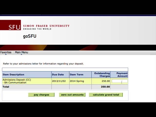 How to accept an offer of admission to SFU