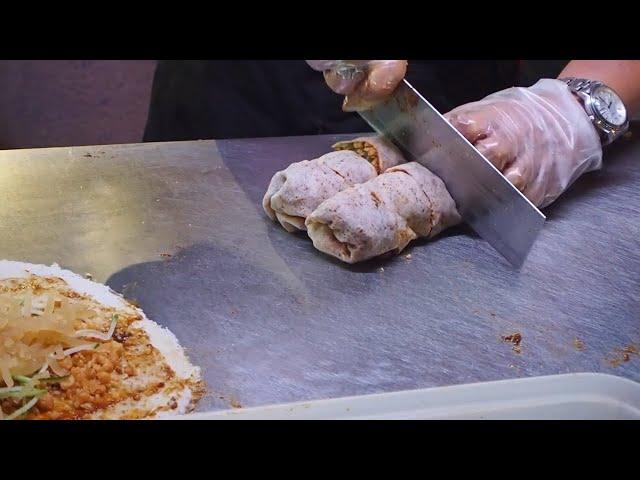 Popiah | Fresh Spring Rolls | Kuala Lumpur Connaught Night Market