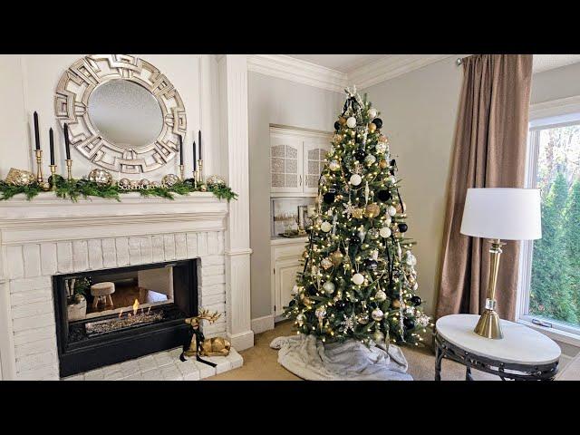 Decorate With Me Living Room Christmas Tree And Mantle Christmas Tree Decorating Ideas