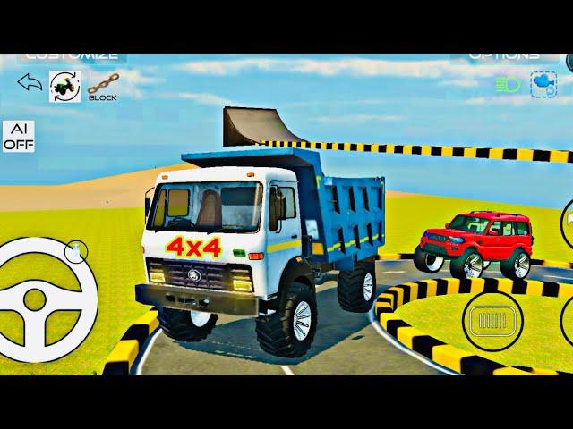 Drive Dumper and Scorpio 4x4  #dumper #scorpio #4x4 #truck #driving #gamingvideos