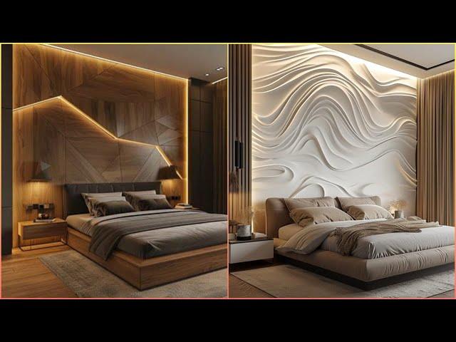 100 Modern Wall Panel Design For Bedroom 2025 Home Wall Decoration | Interior Wall Design Ideas