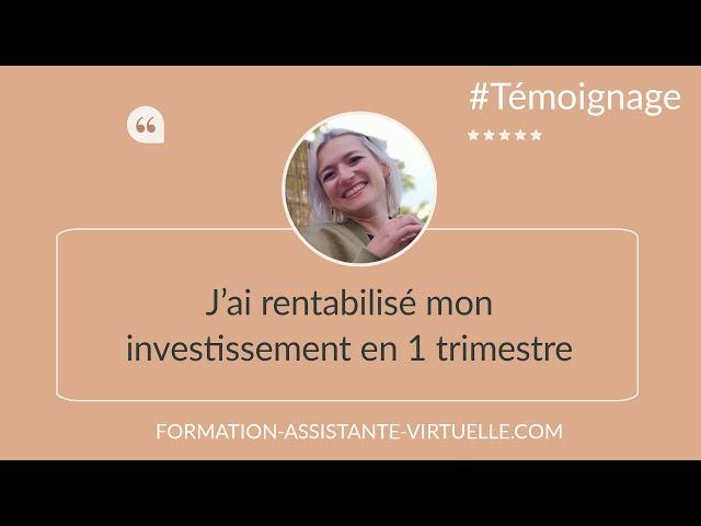 Témoignage de Perrine - Avis Formation Assistant Blogueur