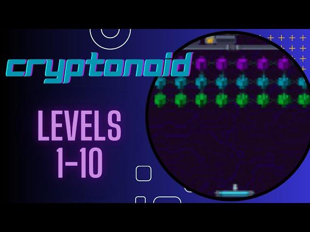 Playing Levels 1-10 on Rollercoin's Game - Cryptonoid - FREE Play-To-Earn Crypto Mining Game