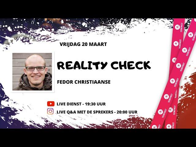 Fedor Christiaanse - Reality Check (TeenStreet@Home 2020)