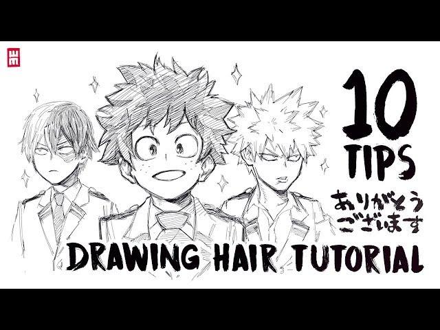 How to Draw Hair | ANY HAIRSTYLES Tutorial with 10 Art Tips