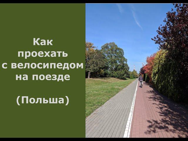 Как проехать с велосипедом на поезде. Жешув (Польша)