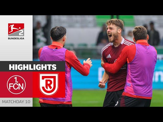 11 GOALS-Spectacle | 1. FC Nürnberg - SSV Jahn Regensburg 8-3 | Highlights | MD 10