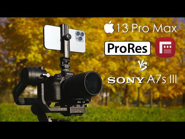 WATCH OUT Sony! iPhone 13 Pro Max ProRes video vs Sony a7s III