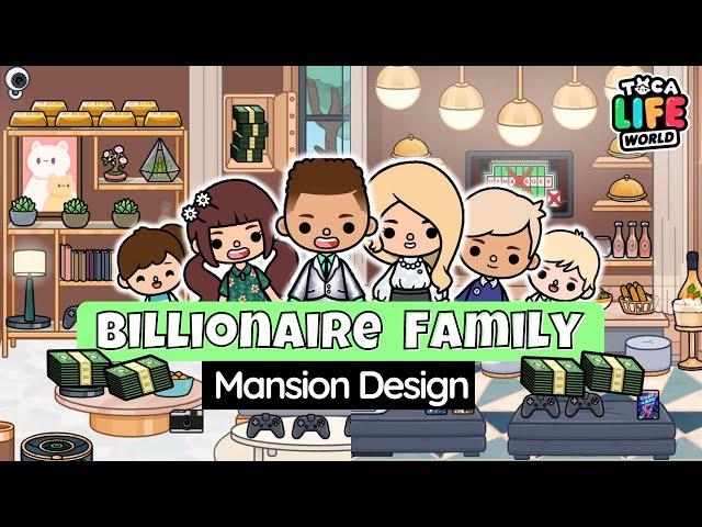 BILLIONAIRE FAMILY | MASION DESIGN  | UPDATE Toca Life World | Toca Boca