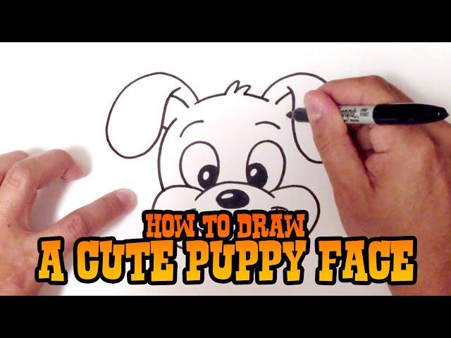 How to Draw a Dog Face - Step by Step for Beginners