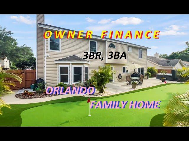 Orlando Florida Owner Finance Home for Sale with 3br, 3ba in nice community