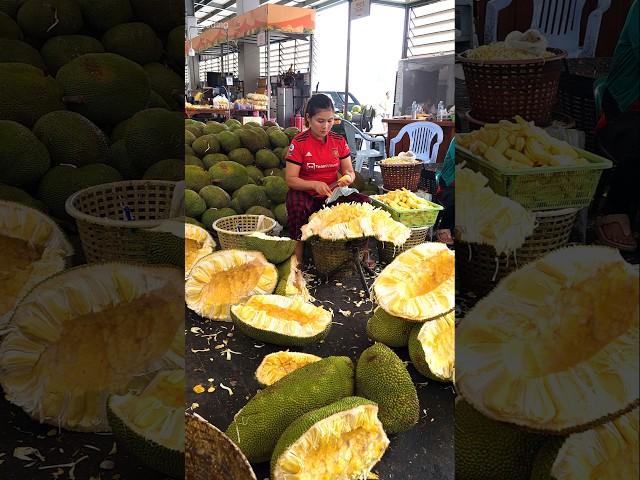 꼭 드셔보세요! 신기한 자이언트 잭프루트 - Must Try! Amazing Giant Jackfruit - Thai Street Food