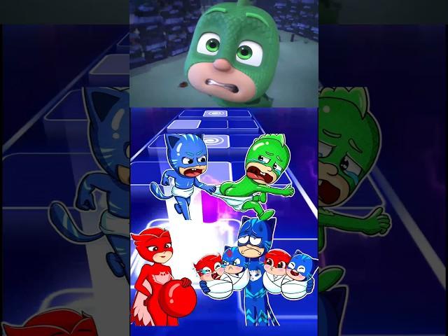 PJ Masks XOwlette Vs Gekko vs Catboy Coffin Dance #tileshop #pjmasks #gekko#owlette#catboy#shorts