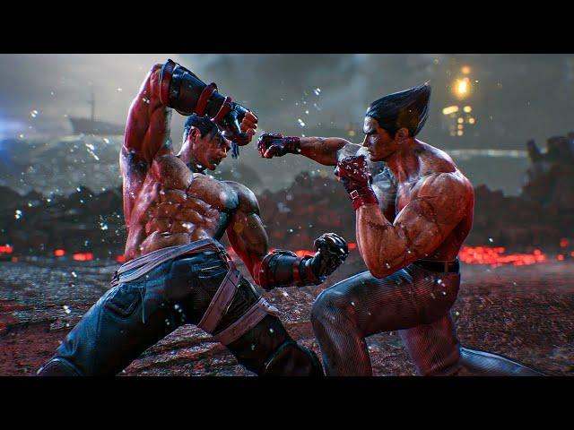 Tekken 8 - Jin vs Kazuya Final Fight + ENDING 4K 60FPS