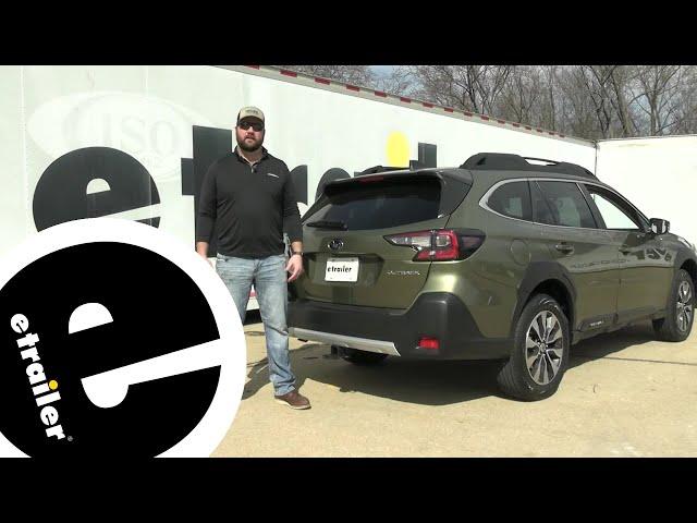 Installing the etrailer Trailer Hitch Receiver on your 2023 Subaru Outback Wagon