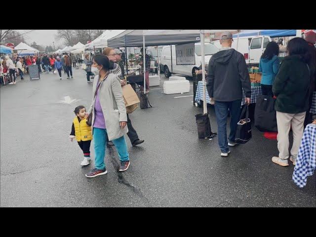 Farmers market like indian Hafta Bazar Bethesda. Marry land #GhumtiDuniya #usa #america