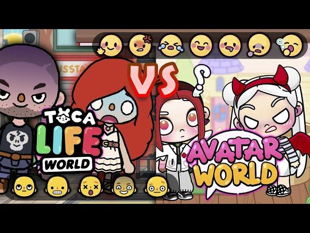 Emotions Toca Boca vs Emotions Avatar World | Toca Boca | Avatar World