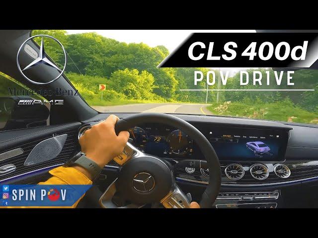 2021 MERCEDES CLS 400d AMG 4matic 6 cylinder (340hp) - POV Test Drive